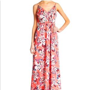 Yumi Kim Cleo Floral Faux Wrap Maxi Dress XS